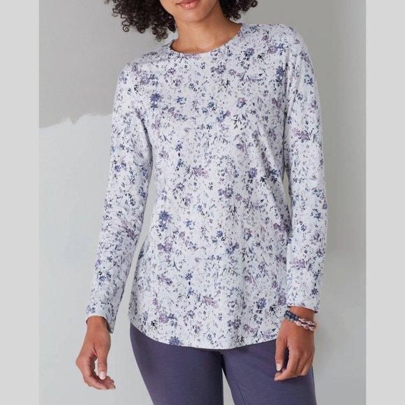 J. Jill Tops Jjill Pure Jill Longsleeve Shirttail Tee Poshmark